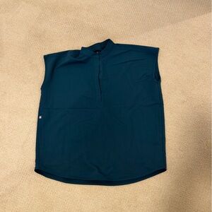 Figs Deep Teal Top